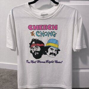 Cheech & Chong Graphic Tee – Great Condition – Retro Comedy Shirt (M/L)